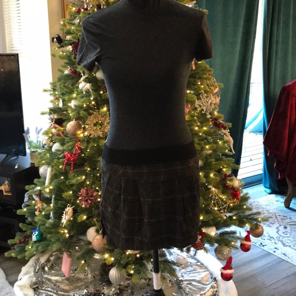 One beautiful piece top attached to mini skirt